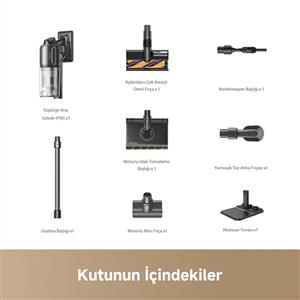 Dreame R20 Ultra AquaCycle Siyah Dikey Süpürge