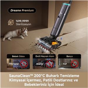 Dreame H16 Pro Steam Dikey Süpürge