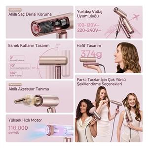Dreame Pocket Aura Gold Saç Kurutma Makinesi