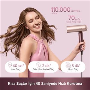 Dreame Pocket Aura Pembe Saç Kurutma Makinesi