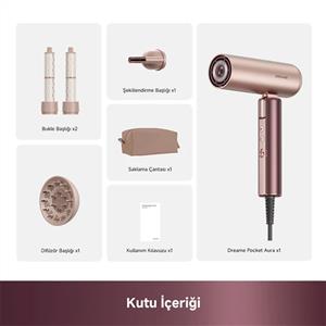 Dreame Pocket Aura Pembe Saç Kurutma Makinesi