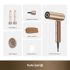 Dreame Pocket Aura Gold Saç Kurutma Makinesi