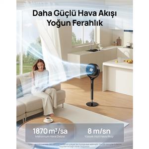Dreo Turbopol Fan 362 Siyah Vantilatör