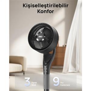 Dreo Turbopol Fan 154 Siyah Vantilatör