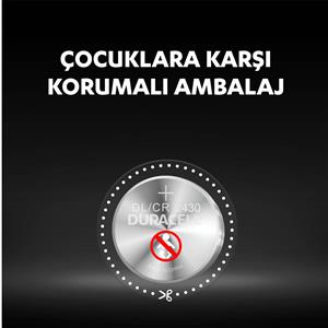 Duracell Düğme Pil 2430 Tekli 3 Volt