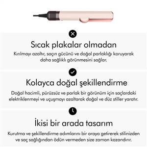 Dyson Airstrait Saç Düzleştirici (Ceramic Pink)