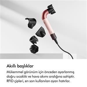 Dyson Supersonic  R saç kurutma makinesi Düz+Dalgalı T1/T2 (Ceramic Pink)