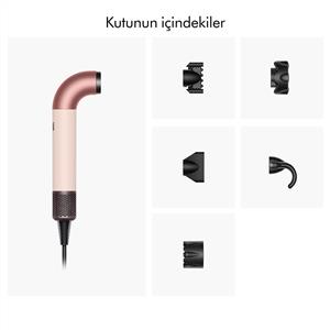 Dyson Supersonic  R saç kurutma makinesi Düz+Dalgalı T1/T2 (Ceramic Pink)