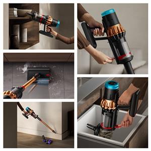 Dyson V16 Piston Animal Submarine™ Islak Kuru Kablosuz Şarjlı Dikey Süpürge (Siyah/Bakır)