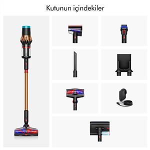 Dyson V16 Piston Animal Submarine™ Islak Kuru Kablosuz Şarjlı Dikey Süpürge (Siyah/Bakır)