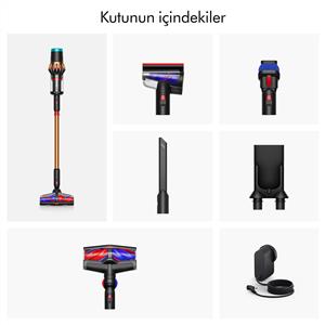Dyson V16 Piston Animal (Mat siyah/Bakır) Kablosuz Şarjlı Dikey Süpürge