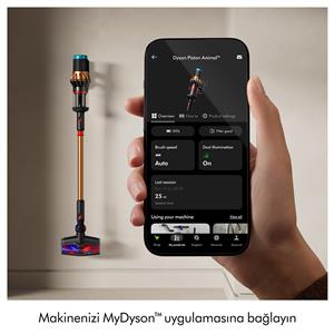 Dyson V16 Piston Animal (Mat siyah/Bakır) Kablosuz Şarjlı Dikey Süpürge