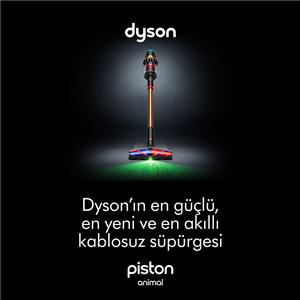 Dyson V16 Piston Animal (Mat siyah/Bakır) Kablosuz Şarjlı Dikey Süpürge