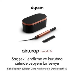 Dyson Airwrap Co-anda2x  Saç Şekillendirme ve Kurutma Seti (Amber Silk)