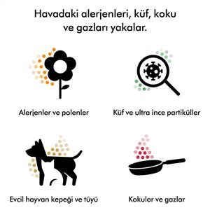 Dyson HushJet™ White Silver Hava Temizleyici