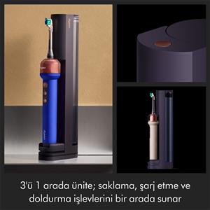 Dyson CameraJet™ Şarjlı Diş Fırçası ve Diş Arası Temizleyicisi (Ceramic Ultra Blue)