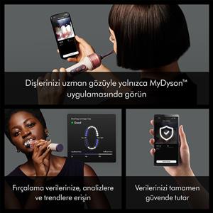 Dyson CameraJet™ Şarjlı Diş Fırçası ve Diş Arası Temizleyicisi (Ceramic Ultra Blue)