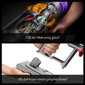 Dyson V12 Detect Slim Absolute Kablosuz Şarjlı Dikey Süpürge