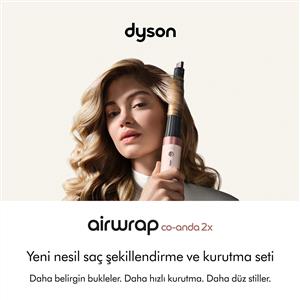 Dyson Airwrap Co-anda2x Saç Şekillendirme ve Kurutma Seti (Ceramic Pink)