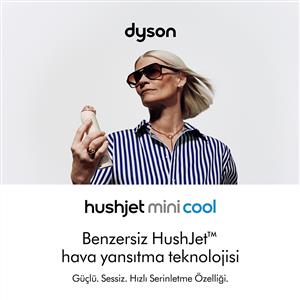 Dyon HushJet™ Mini Cool Fan (Stone/Blush)