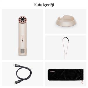 Dyon HushJet™ Mini Cool Fan (Stone/Blush)