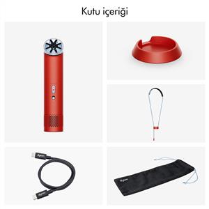 Dyon HushJet™ Mini Cool Fan (Carnelian/Sky)