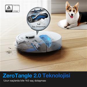 Ecovacs Deebot N20E Plus Beyaz Robot Süpürge ve Paspas