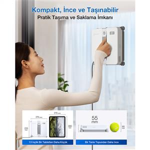 Ecovacs Winbot Mini 2 Cam Silme Robotu