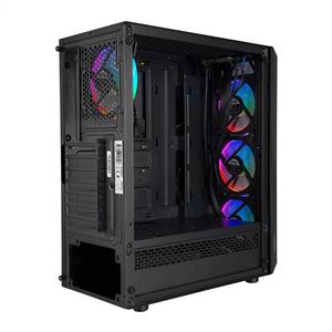 EVEREST BUMPY 4x120mm RGB Fanlı TEMPERED CAMLI GAMING OYUNCU KASASI