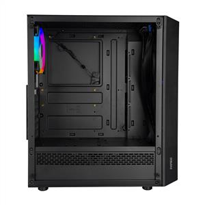 EVEREST BUMPY 4x120mm RGB Fanlı TEMPERED CAMLI GAMING OYUNCU KASASI