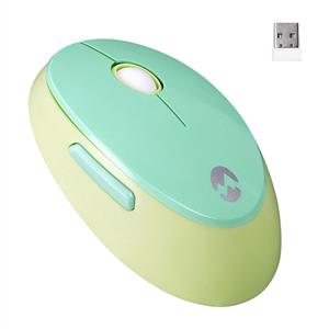 EVEREST ROUND KM-6282 KABLOSUZ KLAVYE MOUSE SET-YEŞİL