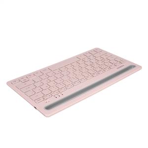 EVEREST KB-BT82 BLUETOOTH ŞARJLI KABLOSUZ KLAVYE-PEMBE/GRİ