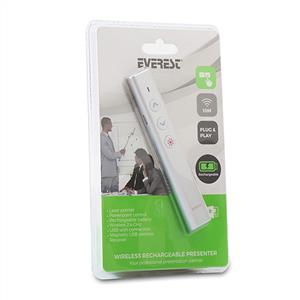 Everest PSN-08B Gümüş 2.4Ghz Kablosuz Profesyonel Sunum Cihazı