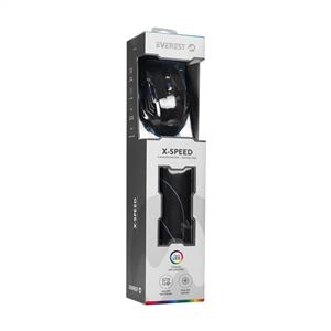 EVEREST SM-G23 X-SPEED 7200 DPI GAMING MOUSE+MOUSE PAD-SİYAH/GÜMÜŞ