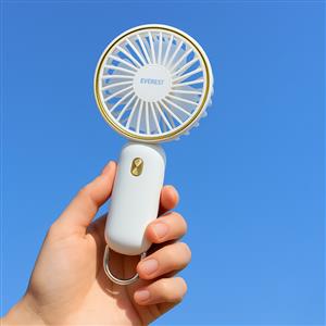 Everest EFN11 Beyaz 900mAh 3 Kademeli Anahtarlık Taşınabilir Usb Fan