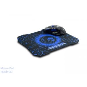 EVEREST SGM-X7B MOUSE+MOUSE PAD - MAVİ