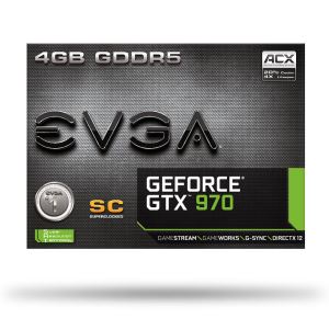 Evga GTX970 SuperClock ACX GDDR5 4GB 256Bit DX12 Nvidia GeForce Ekran Kartı