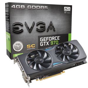 Evga GTX970 SuperClock ACX GDDR5 4GB 256Bit DX12 Nvidia GeForce Ekran Kartı