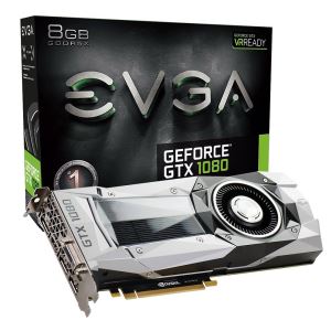 EVGA GTX1080 FOUNDERS EDITION GDDR5X 8GB 256Bit DX12 Nvidia GeForce Ekran Kartı