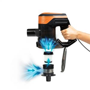 Fantom Pluto P 6000 Cyclonic Elektrikli Dik Süpürge Siyah