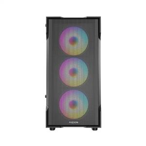 FAZEON F1 650W 80PLUS BRONZE Mesh 4x120mm Rainbow Fanlı mATX Bilgisayar Kasası