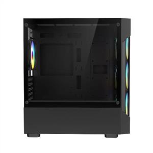 FAZEON F1 650W 80PLUS BRONZE Mesh 4x120mm Rainbow Fanlı mATX Bilgisayar Kasası