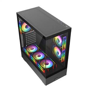 FAZEON F2 650W 80PLUS BRONZE Mesh 6x120mm ARGB Fanlı ATX Bilgisayar Kasası