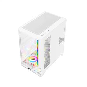 FAZEON F3 750W 80PLUS BRONZE 7x120mm ARGB Fanlı ATX Beyaz Bilgisayar Kasası