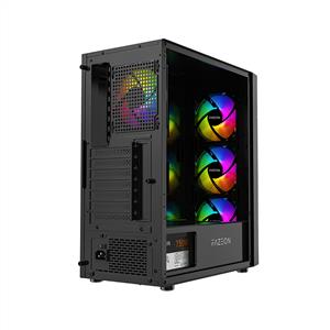 FAZEON F11 750W 80PLUS BRONZE MESH 4x120mm RGB Fanlı ATX Siyah Bilgisayar Kasası