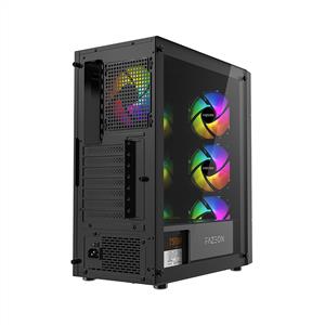 FAZEON F11 750W 80PLUS BRONZE MESH 4x120mm RGB Fanlı ATX Siyah Bilgisayar Kasası