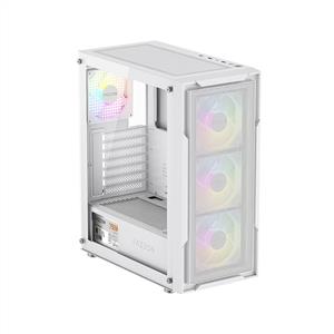 FAZEON F11 750W 80PLUS BRONZE MESH 4x120mm RGB Fanlı ATX Beyaz Bilgisayar Kasası