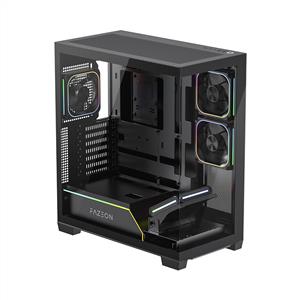 FAZEON F14 PLUS 750W 80PLUS BRONZE 4x120mm ARGB Fanlı ATX Siyah Bilgisayar Kasası