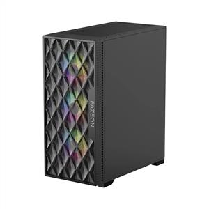 FAZEON F7 PLUS 650W 80PLUS BRONZE Mesh 4x120mm ARGB Fanlı ATX Siyah Bilgisayar Kasası