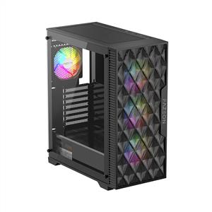 FAZEON F7 PLUS 650W 80PLUS BRONZE Mesh 4x120mm ARGB Fanlı ATX Siyah Bilgisayar Kasası